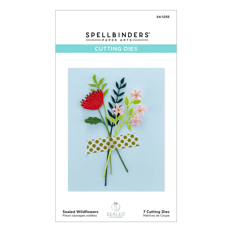 Spellbinders - SEALED WILDFLOWERS ETCHED DIES FROM THE FLORAL REFLECTION COLLECTION
