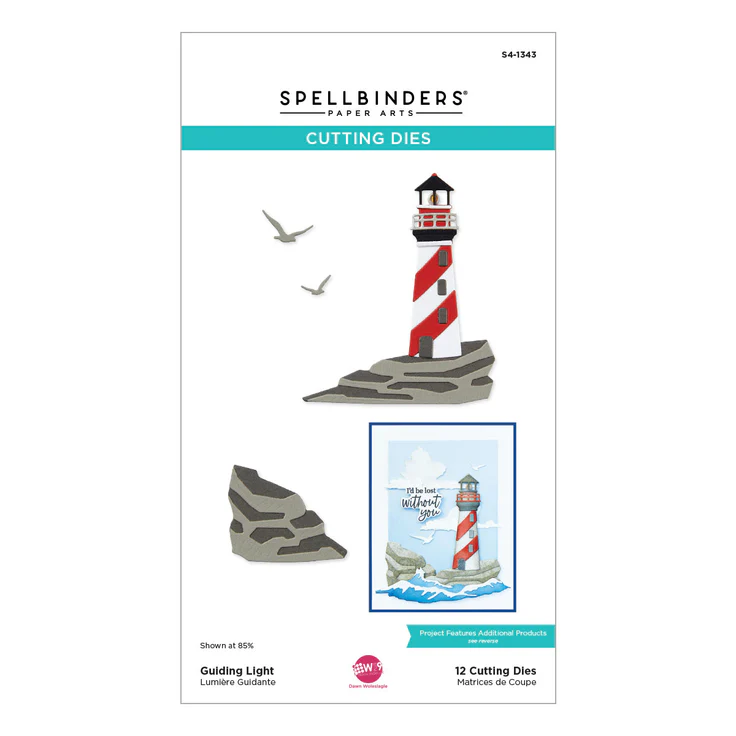 Spellbinders - GUIDING LIGHT ETCHED DIES FROM THE FAIR WINDS COLLECTION BY DAWN WOLESLAGLE