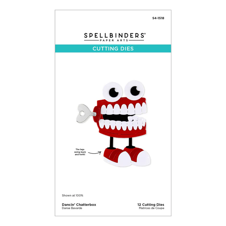**NEW* - Spellbinders - Dancin' Chatterbox Etched Dies