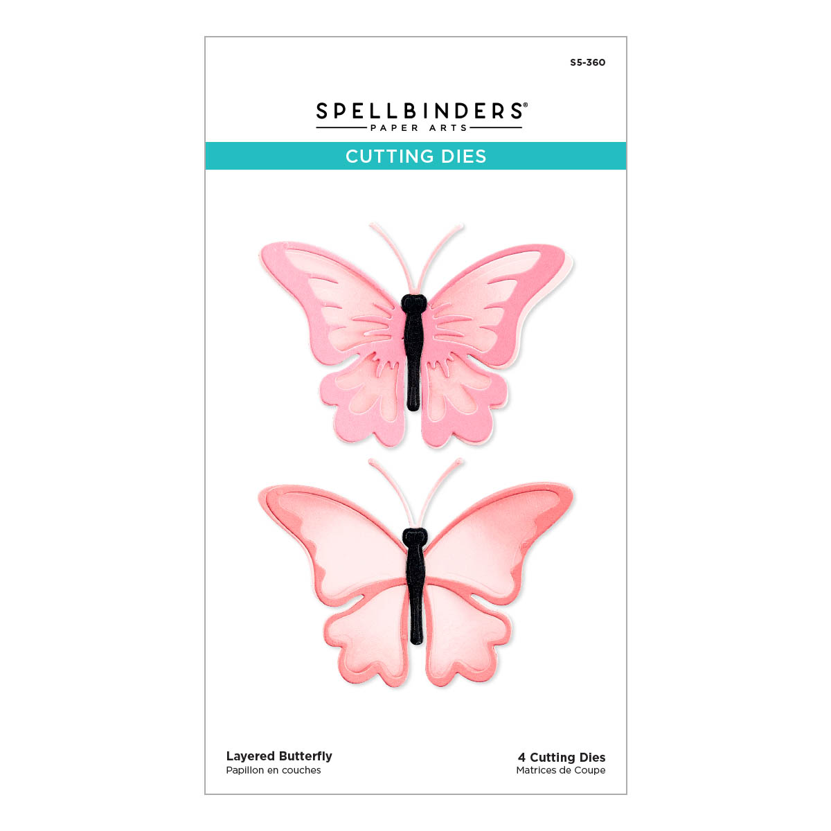 Spellbinders - Layered Butterfly Etched Dies (SB6)