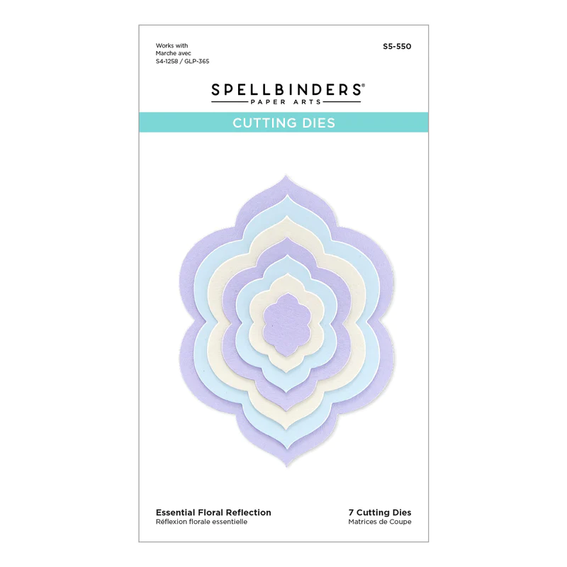 Spellbinders - ESSENTIAL FLORAL REFLECTION ETCHED DIES FROM THE FLORAL REFLECTION COLLECTION