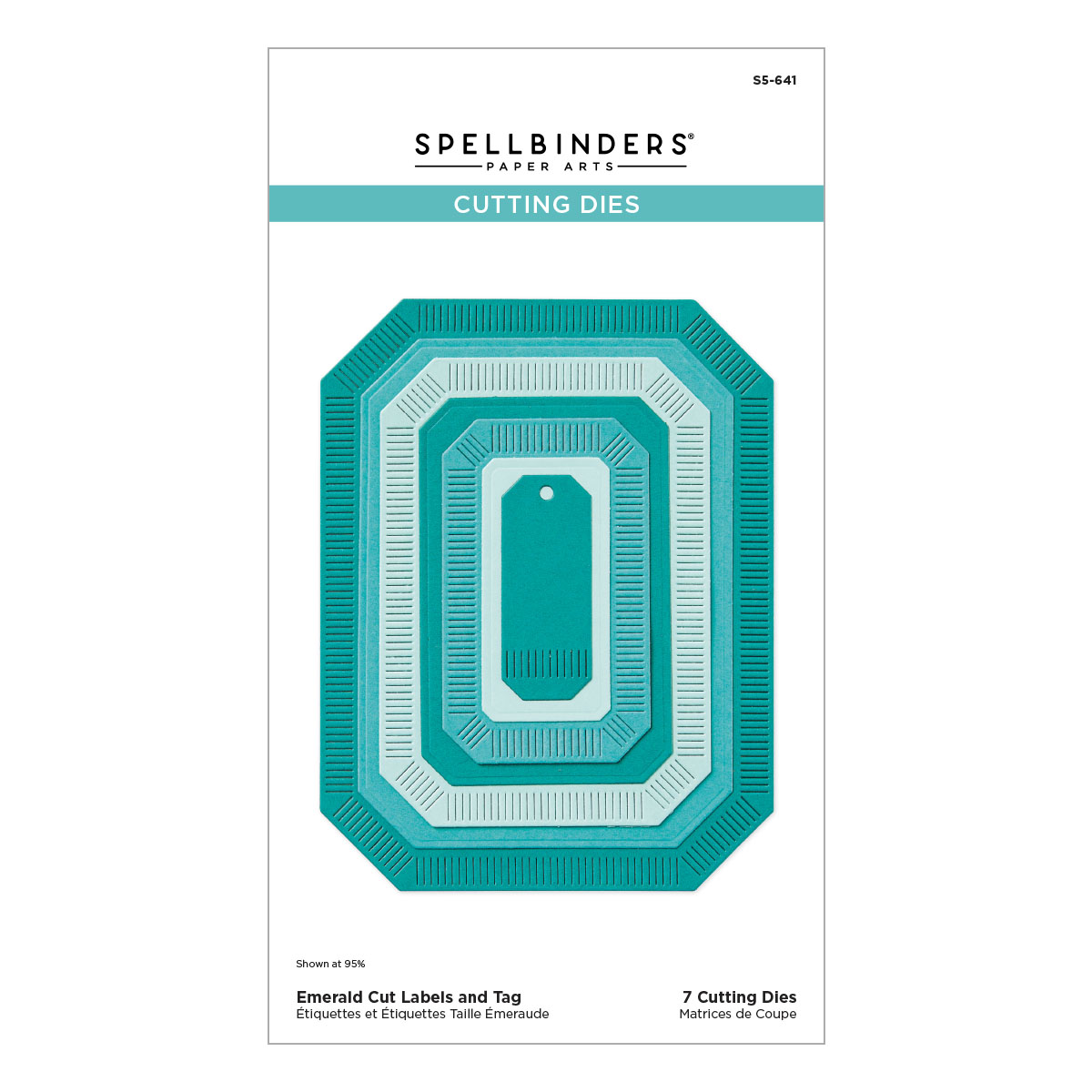Spellbinders - Emerald Cut Labels and Tag Etched Dies from the Home for the Holidays Collection