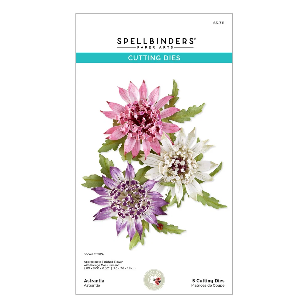 **NEW* - Spellbinders - Astrantia Etched Dies by Susan Tierney-Cockburn