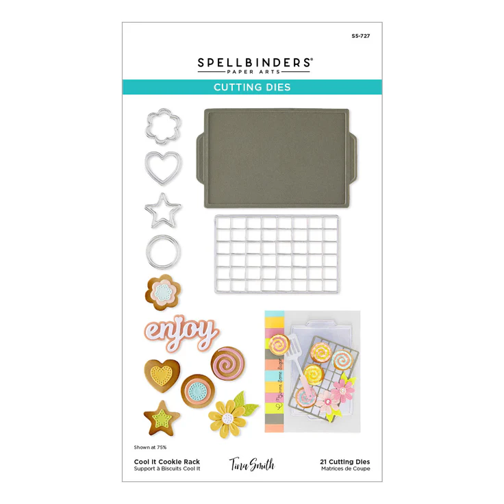 Spellbinders - Cool It Cookie Rack Etched Dies by Tina Smith