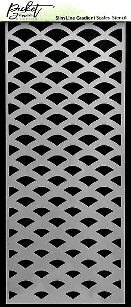 Picket Fence Studios - Slim Line Gradient Stencil (SALE BOX 7)