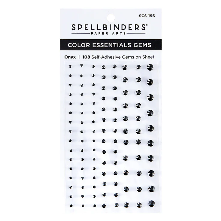 **NEW* - Spellbinders - Onyx Color Essentials Gems