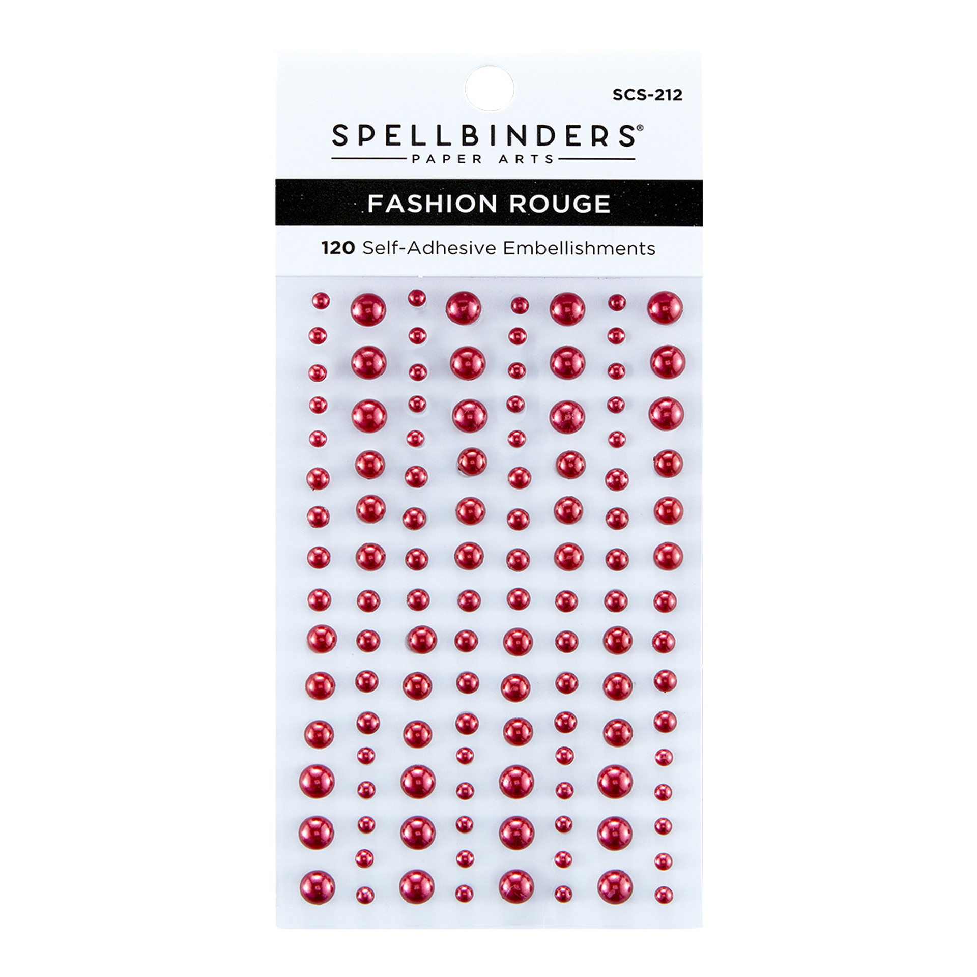 Spellbinders - Fashion Rouge Color Essentials Pearl Dots