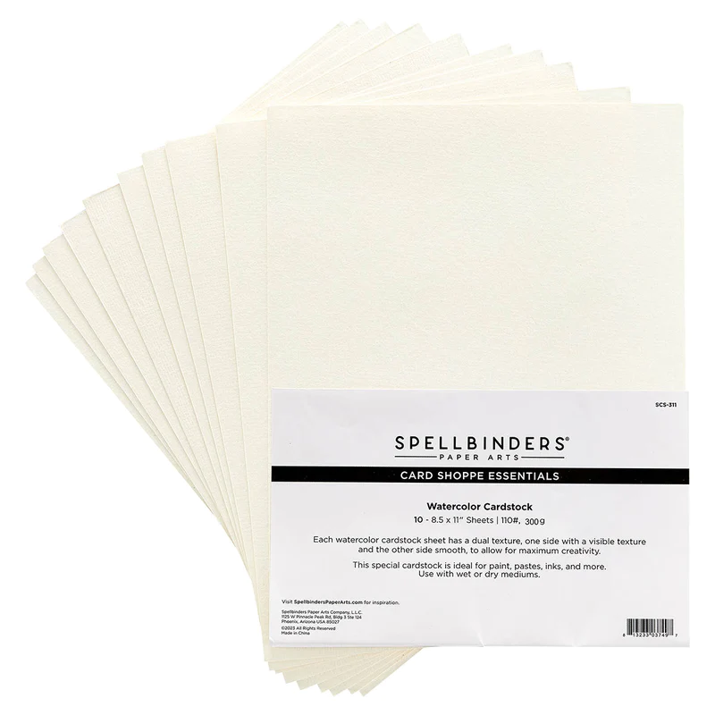 Spellbinders - 8.5" x 11" Watercolor Cardstock - 10 pack