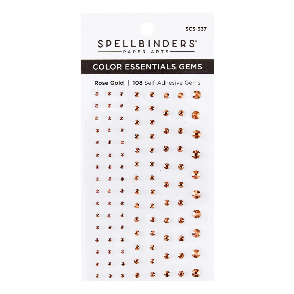 **NEW* - Spellbinders - Rose Gold Color Essentials Gems
