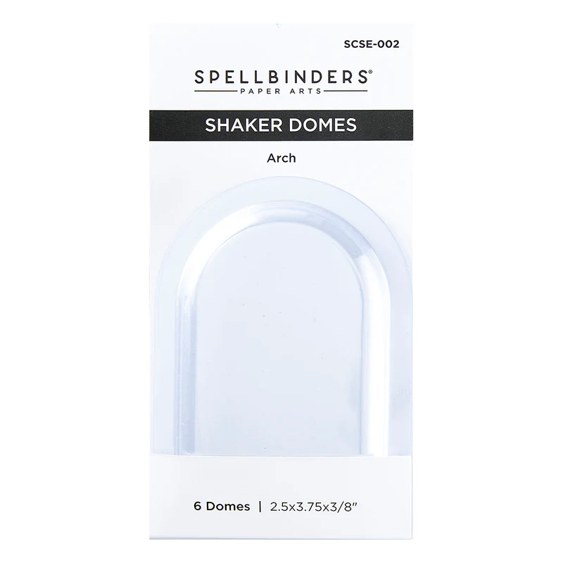 Spellbinders - Arch Shaker Dome - 6 Pack