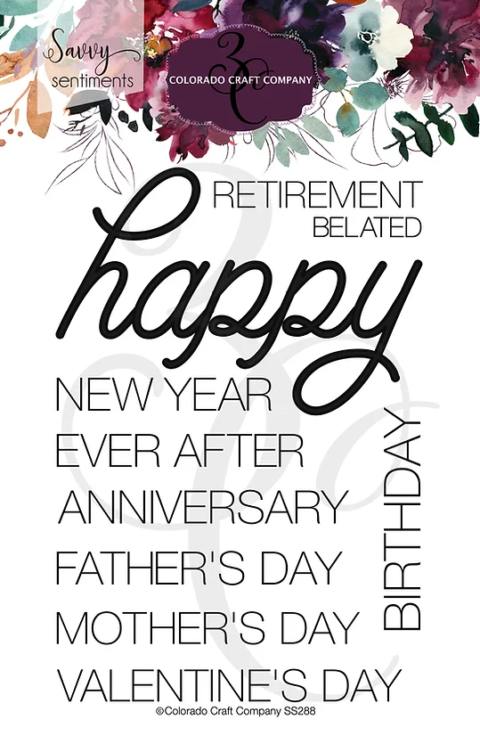 *NEW* - Colorado Craft Company - Savvy Sentiments~Happy Occasions