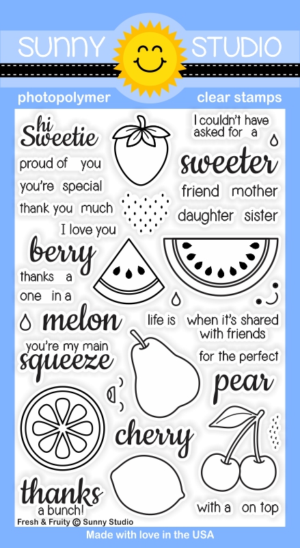 Sunny Studio- Fresh & Fruity Stamps