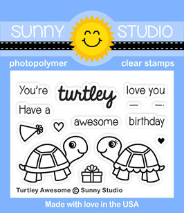 Sunny Studio - Turtley Awesome Stamps