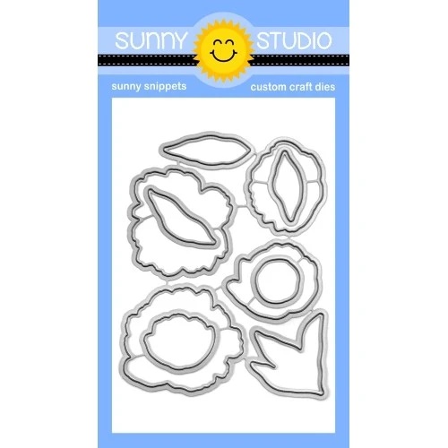Sunny Studio - Pink Peonies Dies