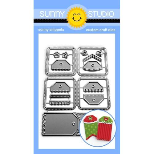Sunny Studio - Window Quad Square Craft Dies
