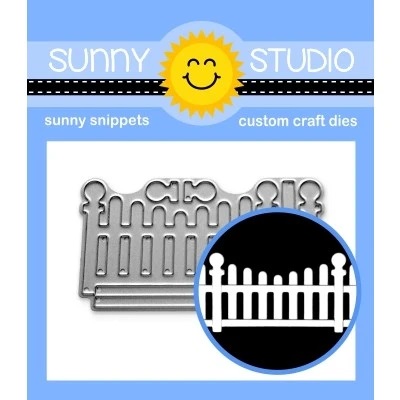 Sunny Studio - Scalloped Fence Dies