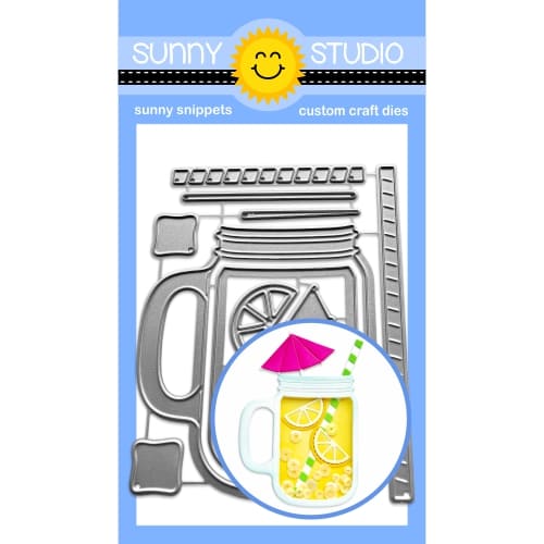 Sunny Studio - Summer Jar Mug Craft Dies