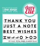 Avery Elle - Petal Panel Clear Stamps