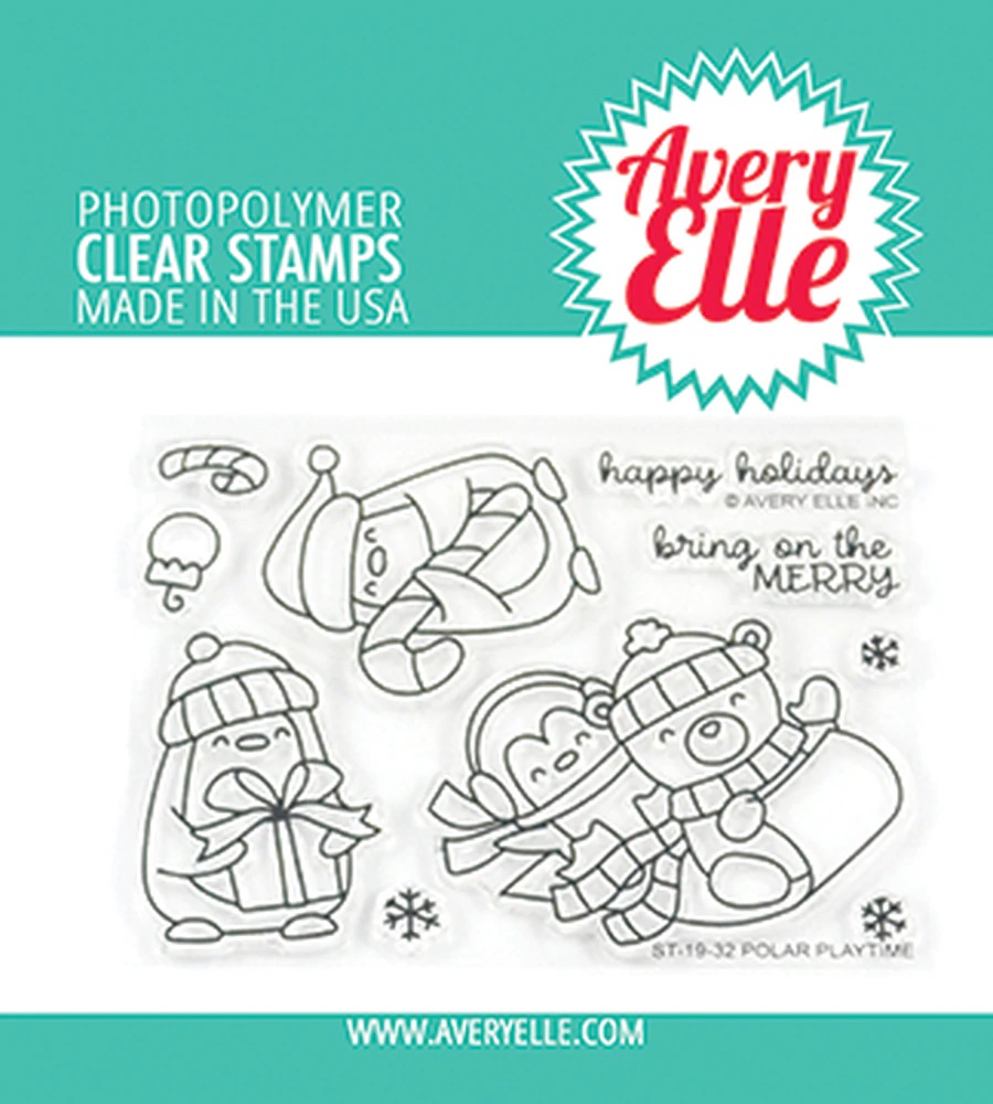 Avery Elle - Polar Playtime Clear Stamps
