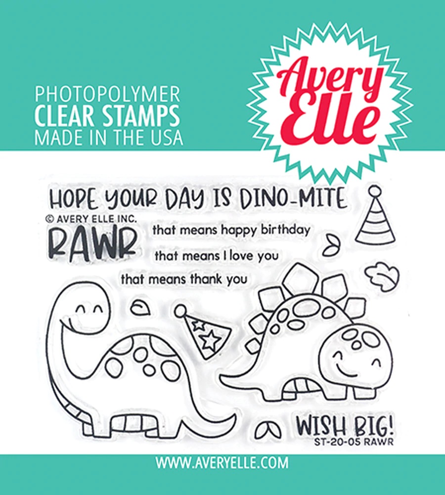 Avery Elle - Rawr Clear Stamps