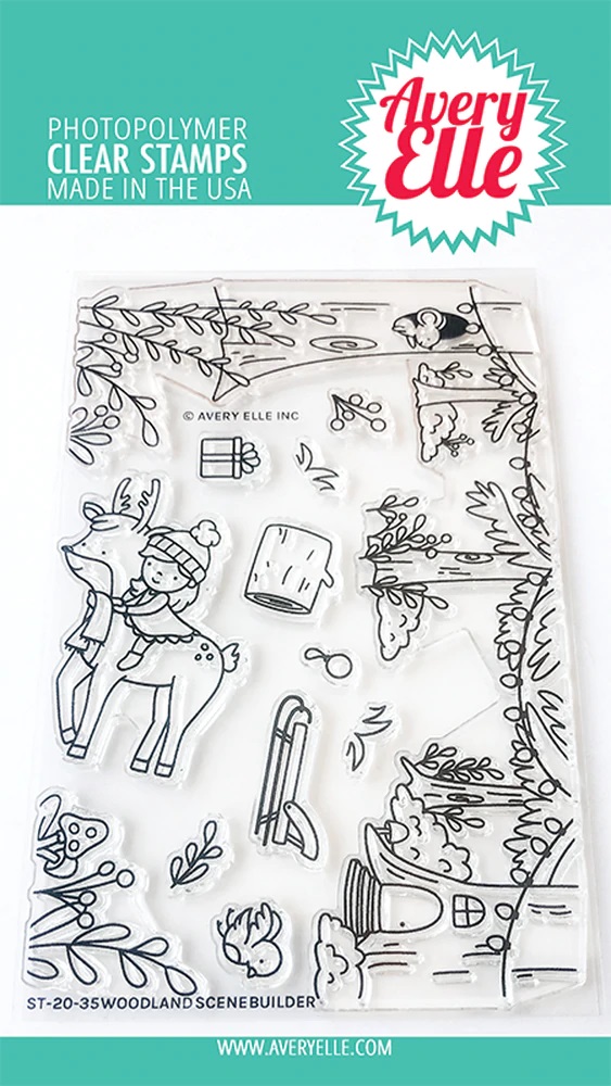 Avery Elle - Woodland Scene Builder Clear Stamps
