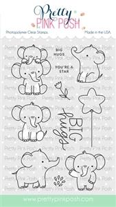 Pretty Pink Posh - Elephant Friends Stamps