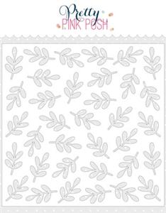Pretty Pink Posh - Leaves Stencil