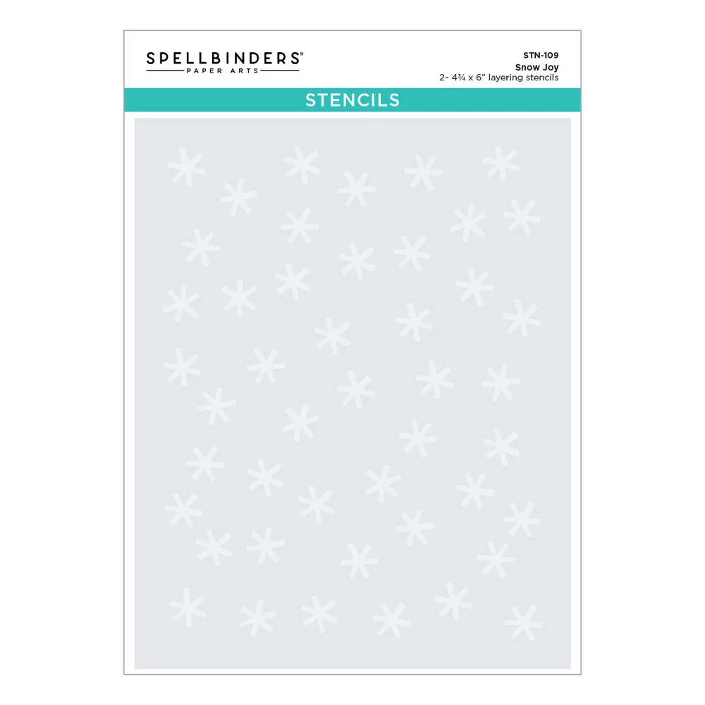 **NEW* - Spellbinders - Snow Joy Stencil