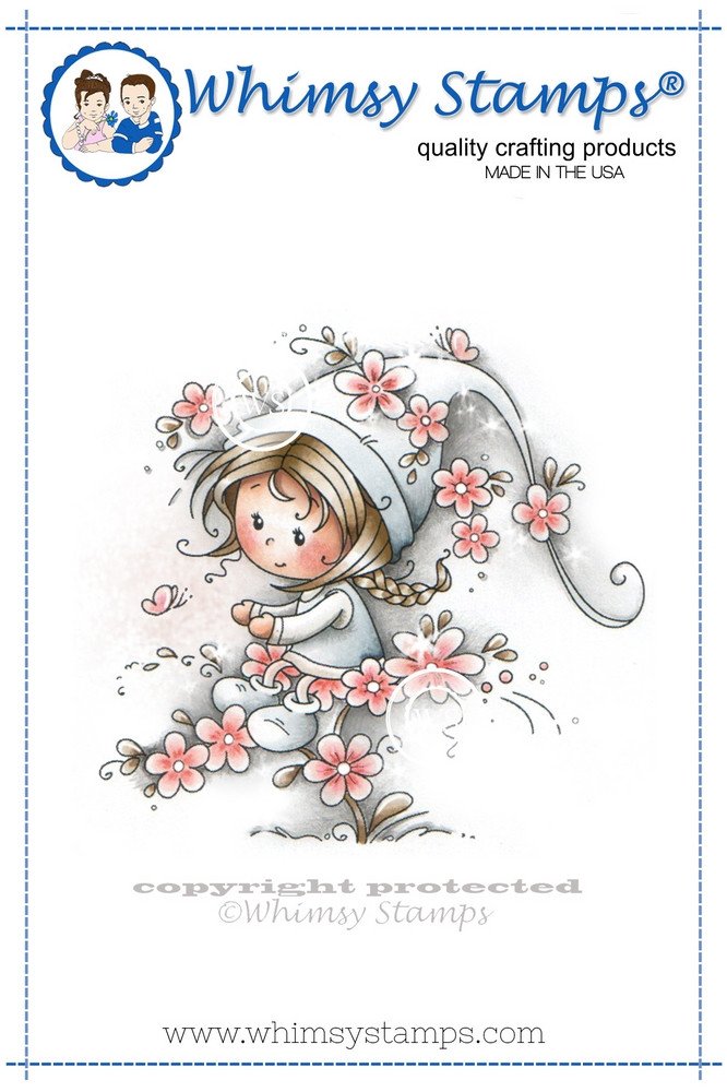 Whimsy Stamps - Garden Gnome - Wee Stamps