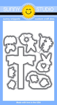 Sunny Studio - Easter Wishes Die