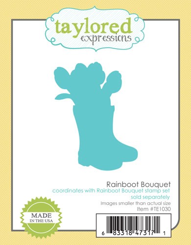 Taylored Expressions - Rainboot Bouquet Die