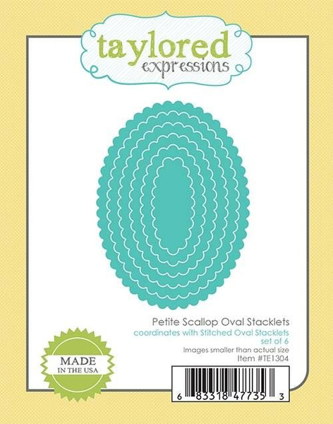 Taylored Expression - Petite Scallop Oval Stacklets