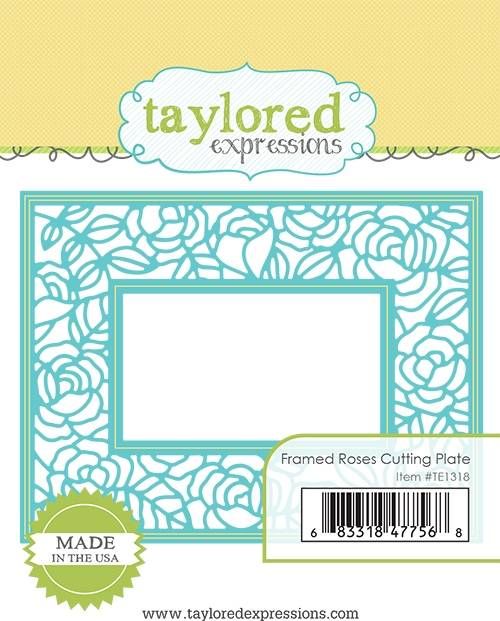 Taylored Expression - Framed Roses Cutting Plate