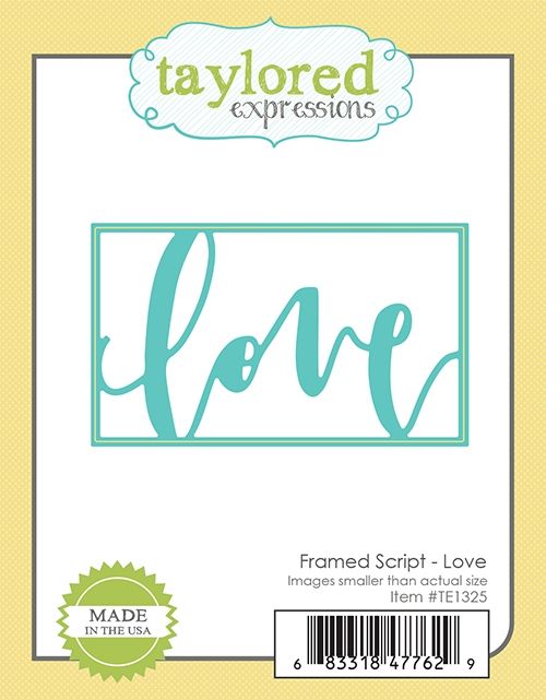 Taylored Expression - Framed Script - Love