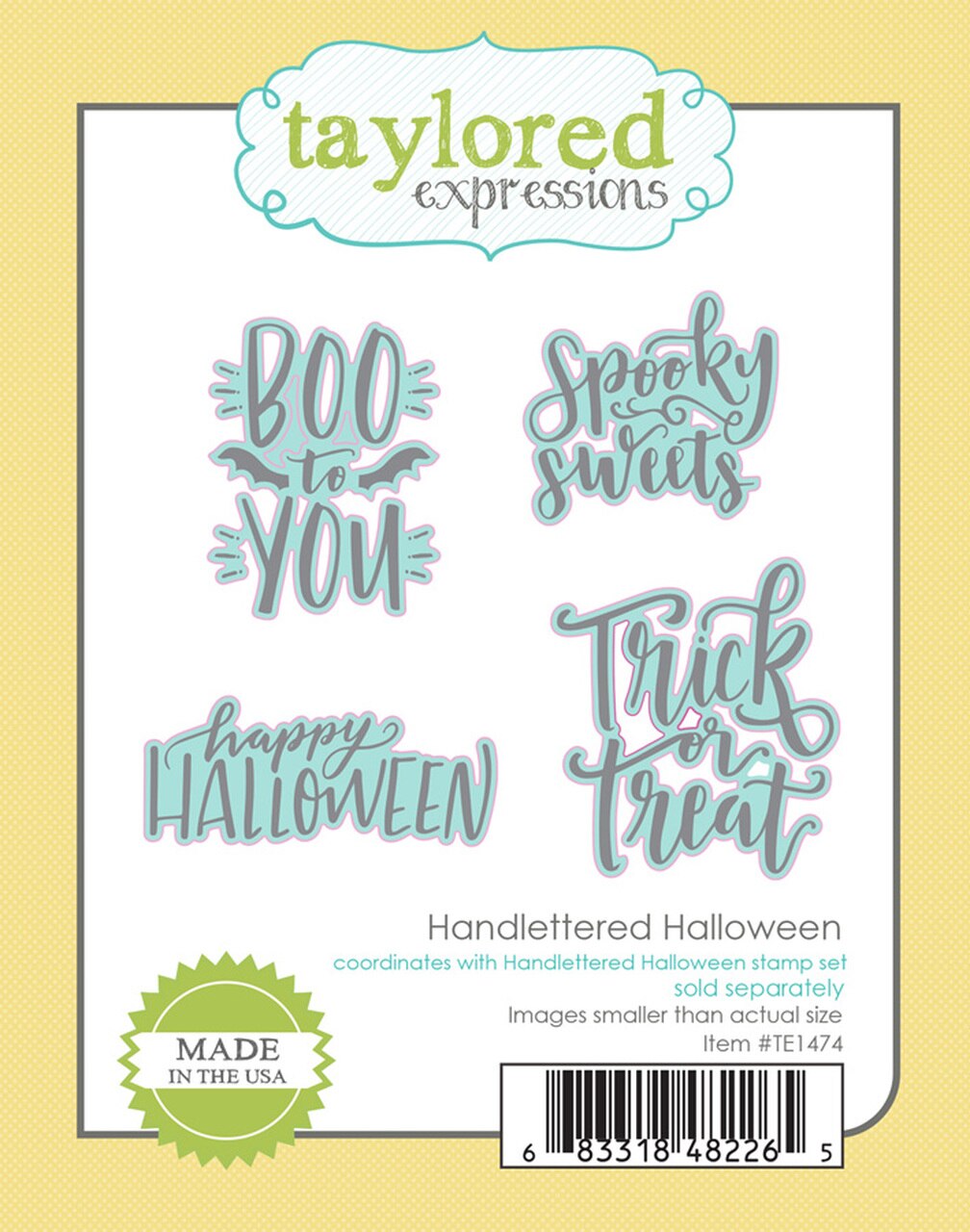 Taylored Expression - HANDLETTERED HALLOWEEN DIES