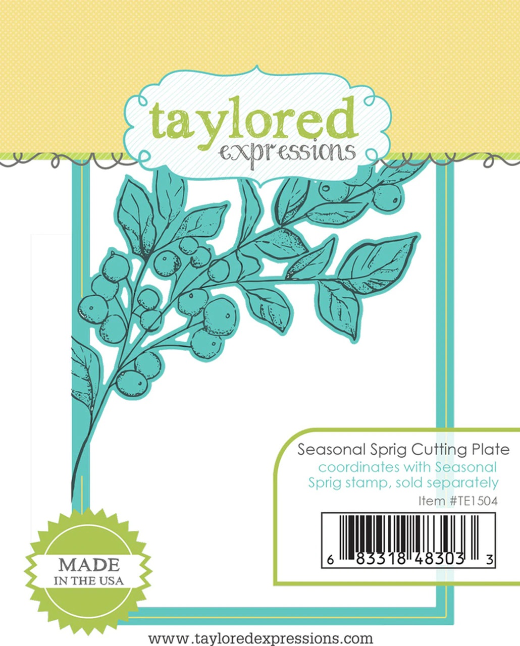 Taylored Expression - Seasonal Sprig Cutting Plate