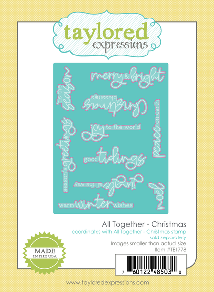 Taylored Expression - All Together - Christmas Coordinating Die