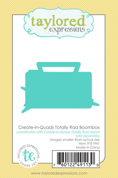Taylored Expression - Create-in-Quads Totally Rad Boombox