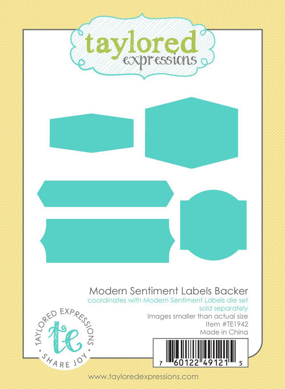 Taylored Expression - Modern Sentiment Labels Backer