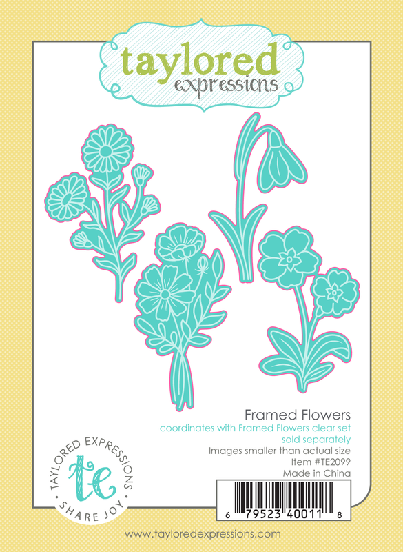 Taylored Expression - Framed Flowers Dies
