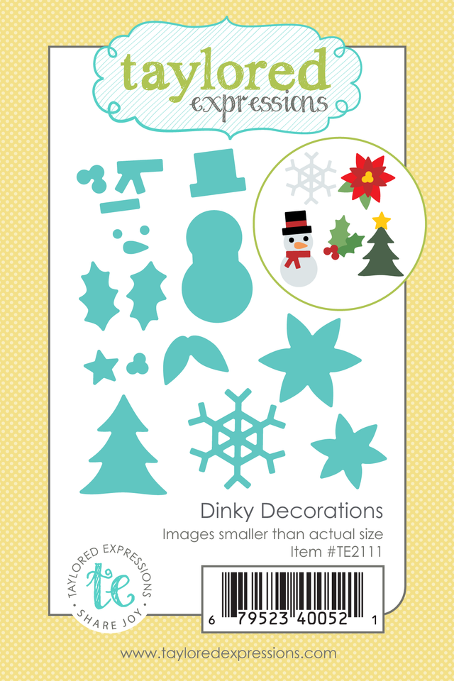 Taylored Expression - Dinky Decorations Die Set- Holiday