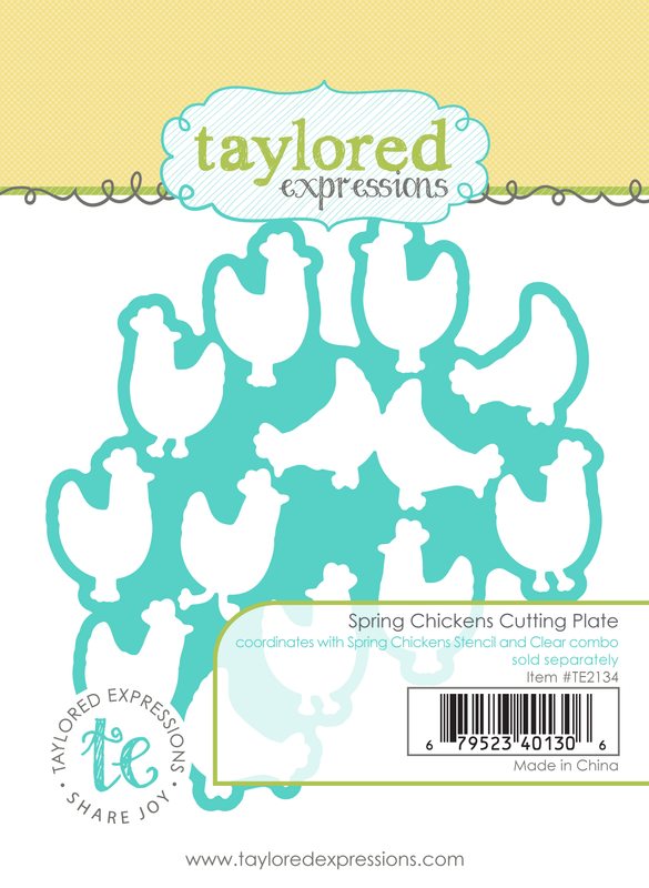 Taylored Expression - Spring Chickens Cutting Plate Die