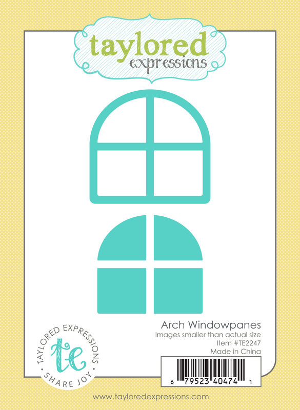 Taylored Expression - Arch Windowpanes Die Set