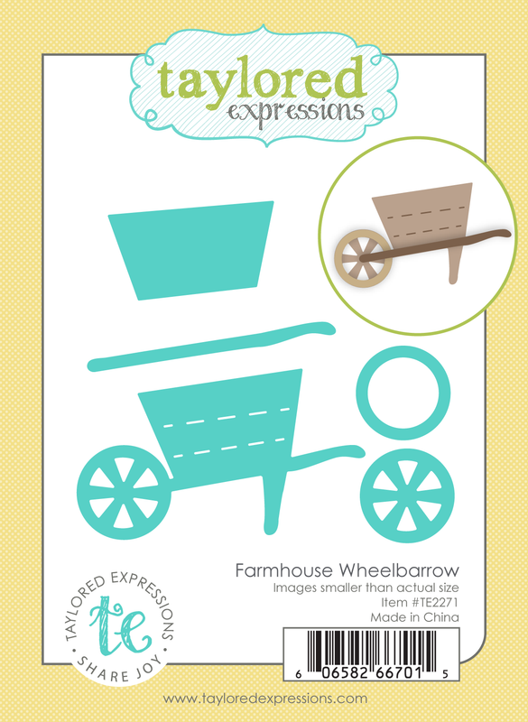 Taylored Expression - Farmhouse Wheelbarrow Die Set