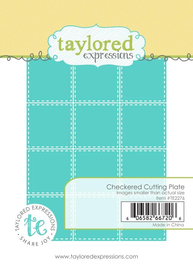 **NEW* - Taylored Expression - Checkered Cutting Plate Die