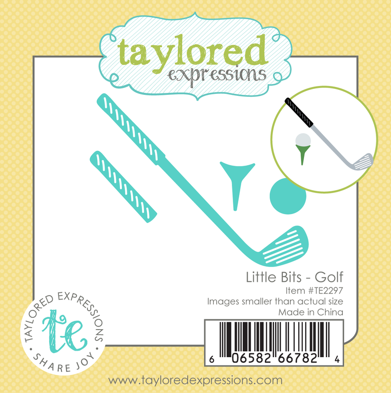 Taylored Expression - Little Bits Die Set - Golf