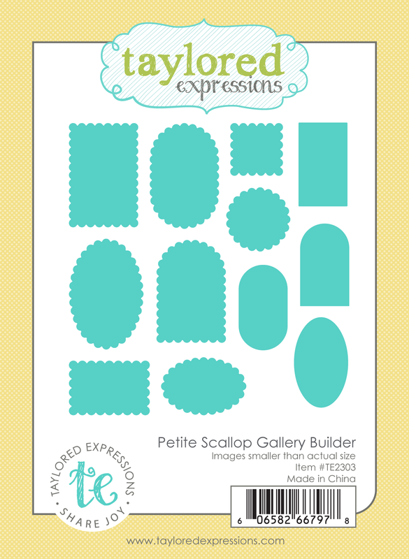 Taylored Expression - Petite Scallop Gallery Builder Die Set