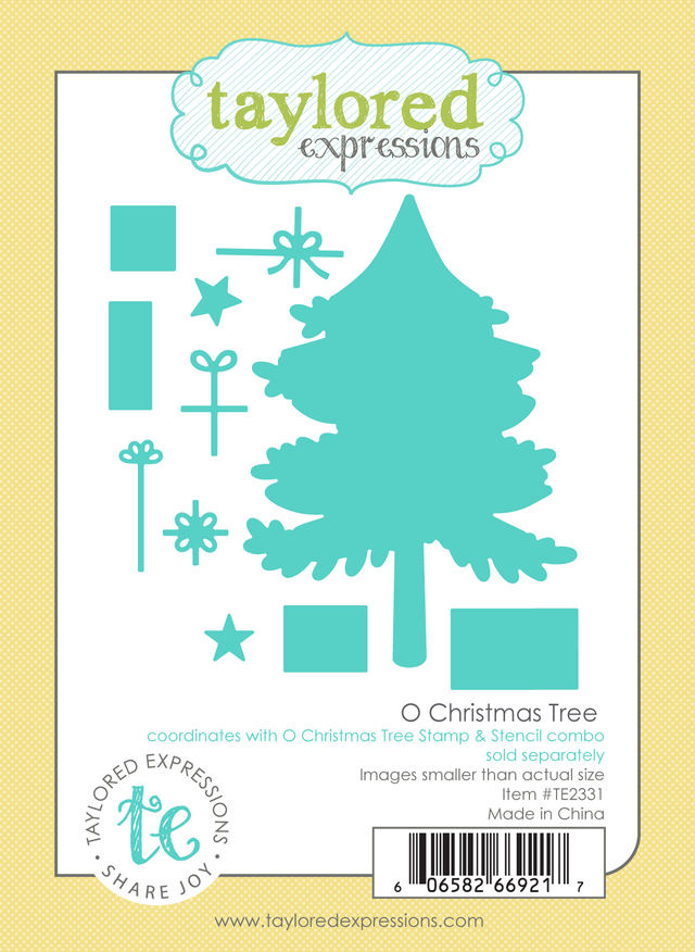 **NEW* - Taylored Expression - O Christmas Tree Die