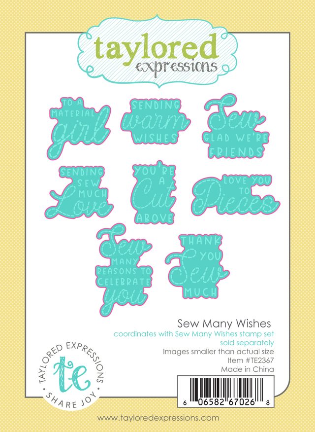 Taylored Expression - Sew Many Wishes Dies