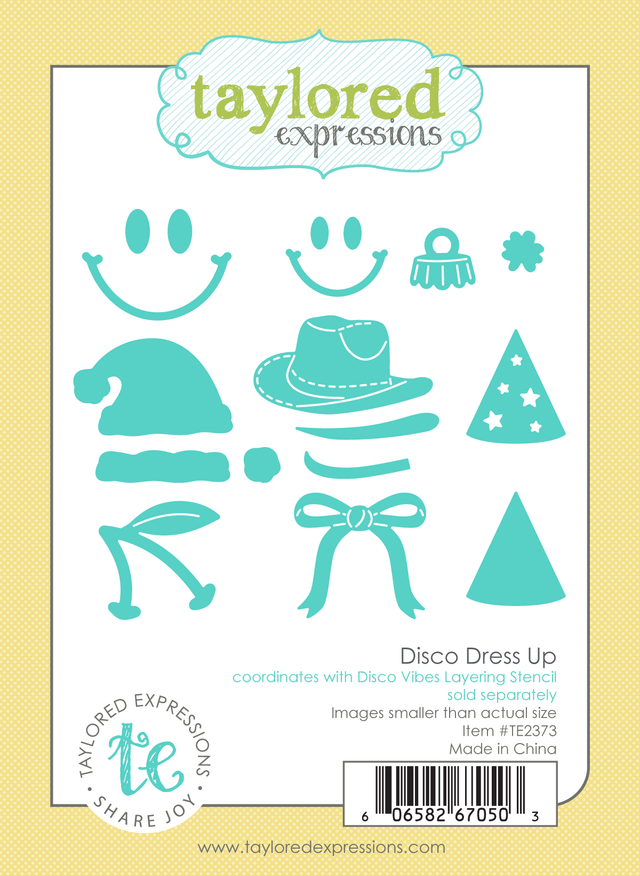 **NEW* - Taylored Expression - Disco Dress Up Die Set